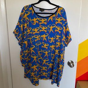 Nooworks Tiger Man CIRCLE dress/tunic medium plus